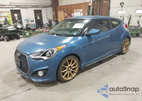 2016 Hyundai Veloster Turbo Rally Edition from USA, damaged, VIN KMHTC6AE9GU261241